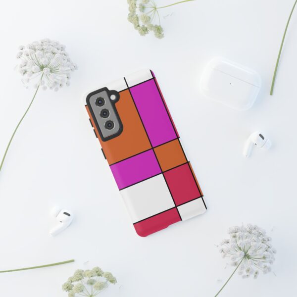 Rainbow Designs Mondrian Art On Tough Cases Custom Phone Cases For iPhone Google Pixel and Samsung Series - Image 58