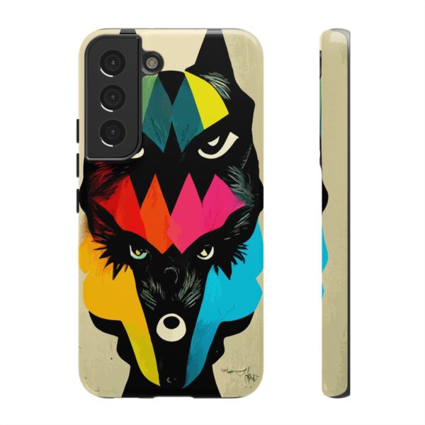 Rainbow Designs Wolf Head On Tough Cases Custom Phone Cases For iPhone Google Pixel and Samsung Series - Image 83