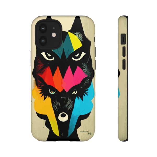 Rainbow Designs Wolf Head On Tough Cases Custom Phone Cases For iPhone Google Pixel and Samsung Series - Image 32