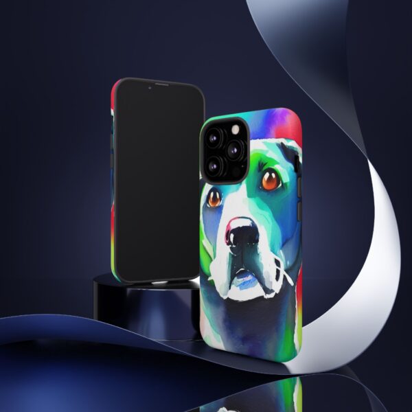 Rainbow Designs Dog Portrait On Tough Cases Custom Phone Cases For iPhone Google Pixel and Samsung Series - Image 50