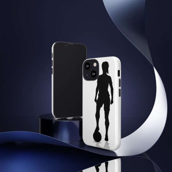 Silhouette Football Player Women Tough Cases Custom Phone Cases For iPhone Google Pixel and Samsung Series - Image 38