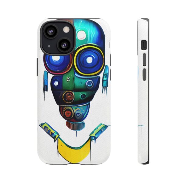 Rainbow Designs Robot On Tough Cases Custom Phone Cases For iPhone Google Pixel and Samsung Series - Image 21