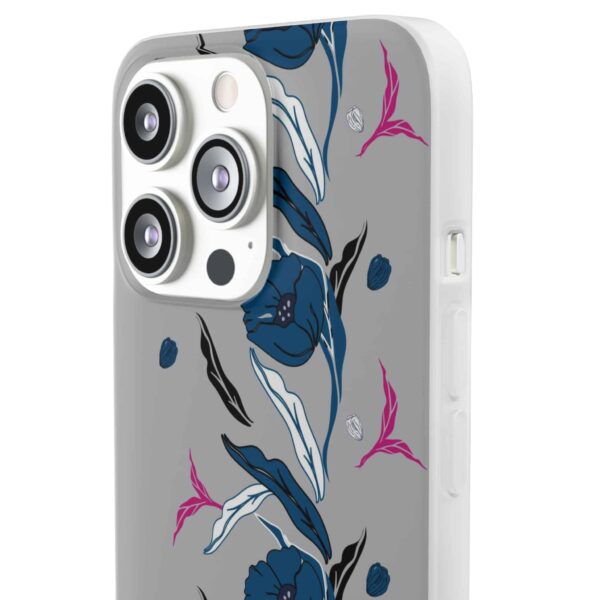 Rainbow Designs Blue Poppies On Flexi Cases Custom Phone Cases For iPhone and Samsung Series - Image 134