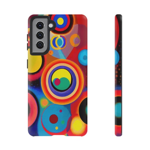 Rainbow Designs Circles in Circles On Tough Cases Custom Phone Cases For iPhone Google Pixel and Samsung Series - Image 57