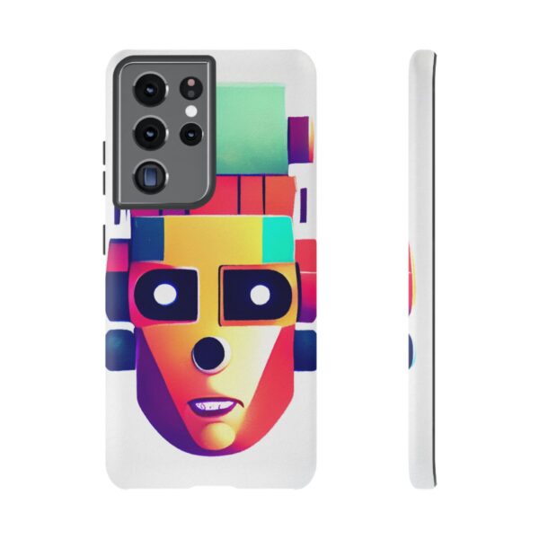 Rainbow Designs Robot On Tough Cases Custom Phone Cases For iPhone Google Pixel and Samsung Series - Image 65