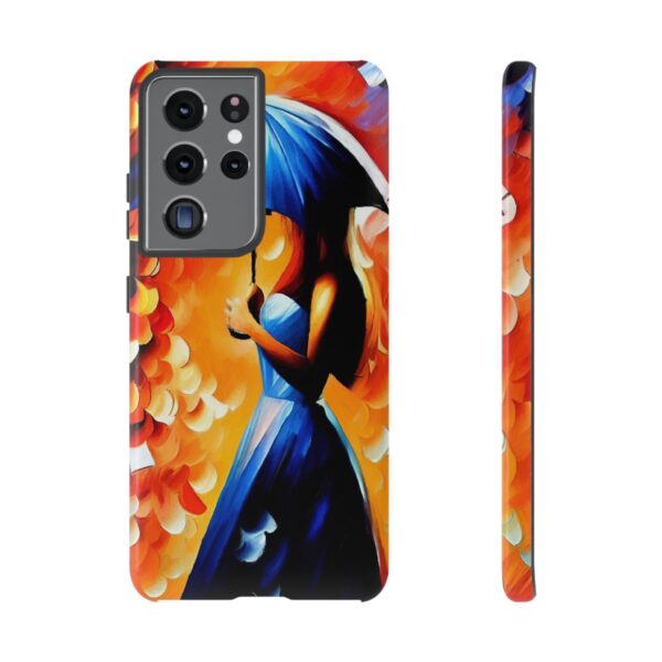 Rainbow Designs Woman With Umbrella On Tough Cases Custom Phone Case For iPhone and Samsung Series - Image 63