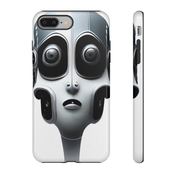 Rainbow Designs Robot On Tough Cases Custom Phone Cases For iPhone Google Pixel and Samsung Series. - Image 3