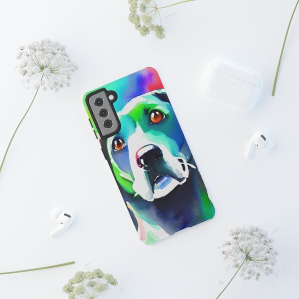 Dog Portrait On Tough Cases Custom Phone Cases For iPhone Google Pixel and Samsung Series - Image 62