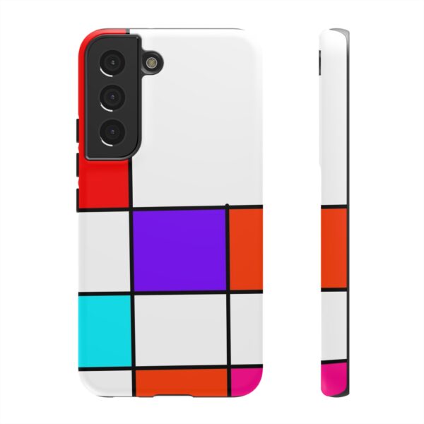 Rainbow Designs Mondrian Art On Tough Cases Custom Phone Cases For iPhone Google Pixel and Samsung Series - Image 85