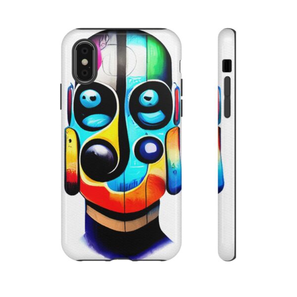 Rainbow Designs Robot On Tough Cases Custom Phone Cases For iPhone Google Pixel and Samsung Series - Image 9