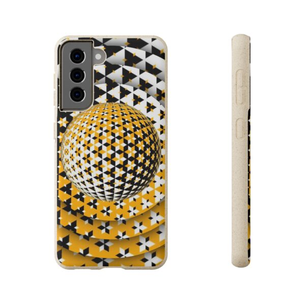 Yellow Gold Sphere Biodegradable Cases For iPhone and Samsung - Image 113