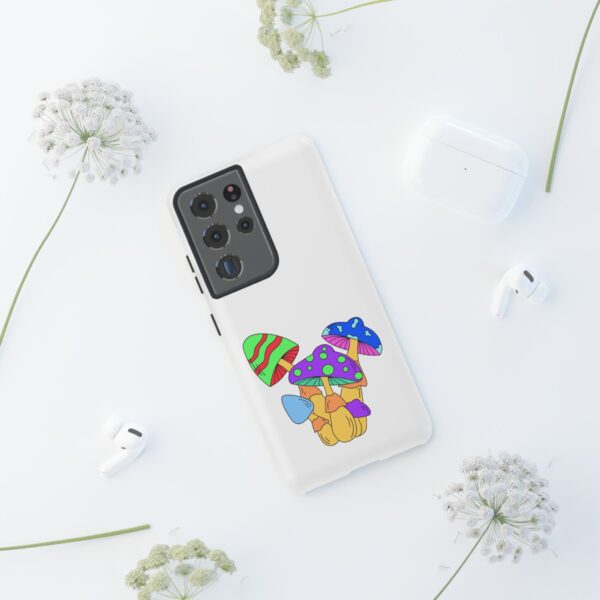 Rainbow Designs Mushrooms On Tough Cases Custom Phone Cases For iPhone and Samsung Series. - Image 66