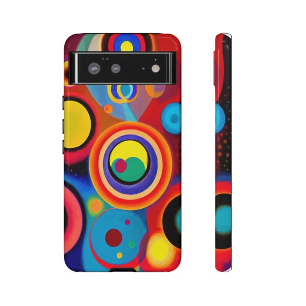 Rainbow Designs Circles in Circles On Tough Cases Custom Phone Cases For iPhone Google Pixel and Samsung Series - Image 71