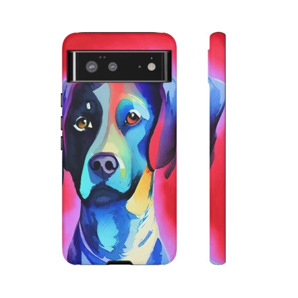 Rainbow Designs Dog Portrait On Tough Cases Custom Phone Cases For iPhone Google Pixel and Samsung Series - Image 73