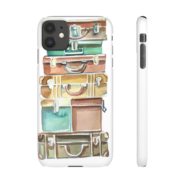 Suitcases stack Snap Cases Custom Phone Cases For Samsung Google Pixel and iPhone Lines - Image 51