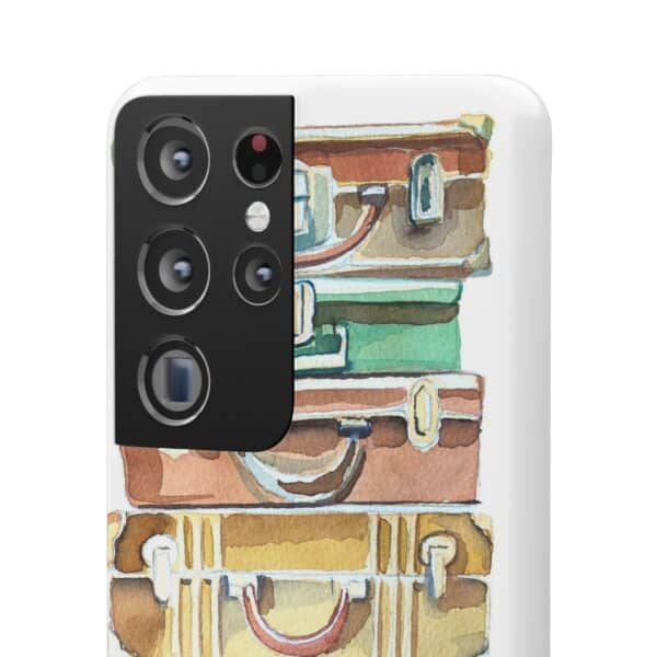 Suitcases stack Snap Cases Custom Phone Cases For Samsung Google Pixel and iPhone Lines - Image 121