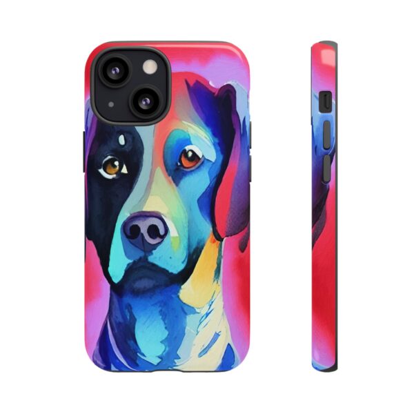 Rainbow Designs Dog Portrait On Tough Cases Custom Phone Cases For iPhone Google Pixel and Samsung Series - Image 43