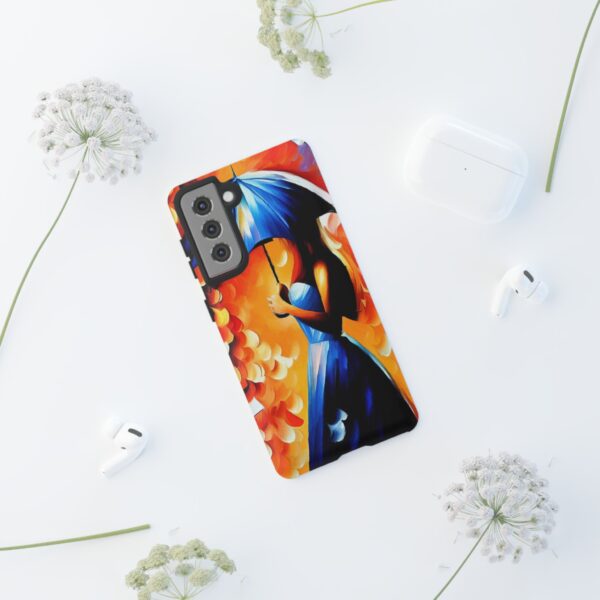 Rainbow Designs Woman With Umbrella On Tough Cases Custom Phone Case For iPhone and Samsung Series - Image 58