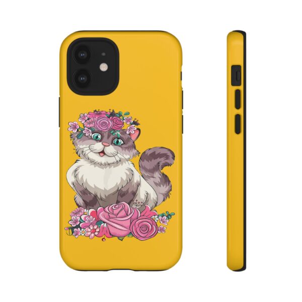 Rainbow Designs Cute Cat On Tough Cases Custom Phone Cases For iPhone Google Pixel and Samsung Series - Image 31