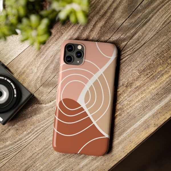 Abstract Color Block With White Circle Slim Phone Cases Case-Mate Custom Phone Cases For iPhone and Samsung Galaxy Models - Image 21