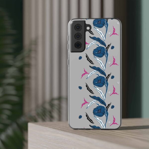 Rainbow Designs Blue Poppies On Flexi Cases Custom Phone Cases For iPhone and Samsung Series - Image 160