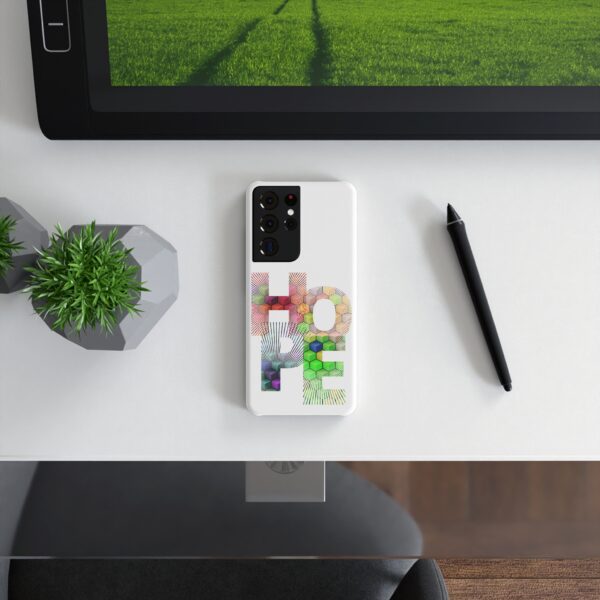 Rainbow Design "HOPE" On Slim Snap Case For Samsung - Image 6