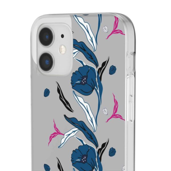 Rainbow Designs Blue Poppies On Flexi Cases Custom Phone Cases For iPhone and Samsung Series - Image 56