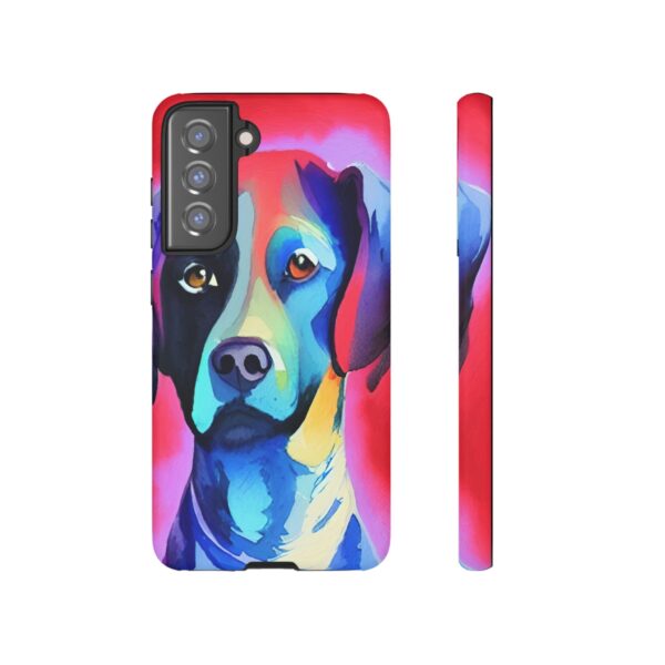 Rainbow Designs Dog Portrait On Tough Cases Custom Phone Cases For iPhone Google Pixel and Samsung Series - Image 81