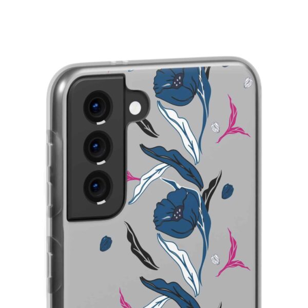 Rainbow Designs Blue Poppies On Flexi Cases Custom Phone Cases For iPhone and Samsung Series - Image 159