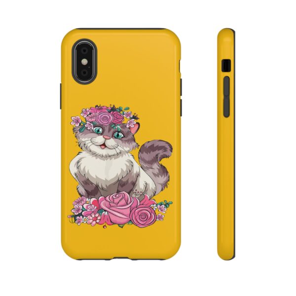 Rainbow Designs Cute Cat On Tough Cases Custom Phone Cases For iPhone Google Pixel and Samsung Series - Image 5