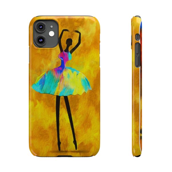 Rainbow Designs African Girl Ballerina On Slim Phone Cases Case-Mate Custom Phone Cases For iPhone and Samsung Series - Image 10