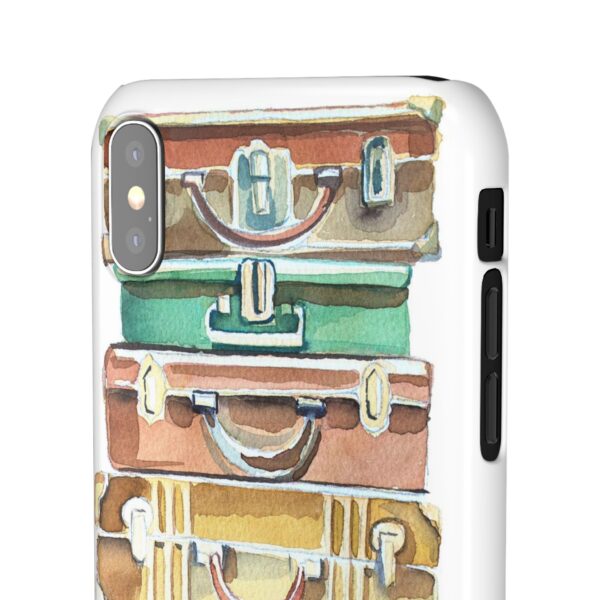 Suitcases stack Snap Cases Custom Phone Cases For Samsung Google Pixel and iPhone Lines - Image 26