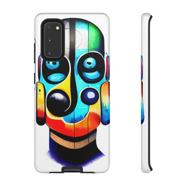 Rainbow Designs Robot On Tough Cases Custom Phone Cases For iPhone Google Pixel and Samsung Series - Image 25