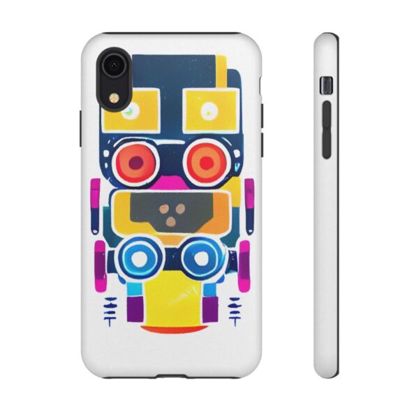 Rainbow Designs Robot On Tough Cases Custom Phone Cases For iPhone Google Pixel and Samsung Series - Image 8