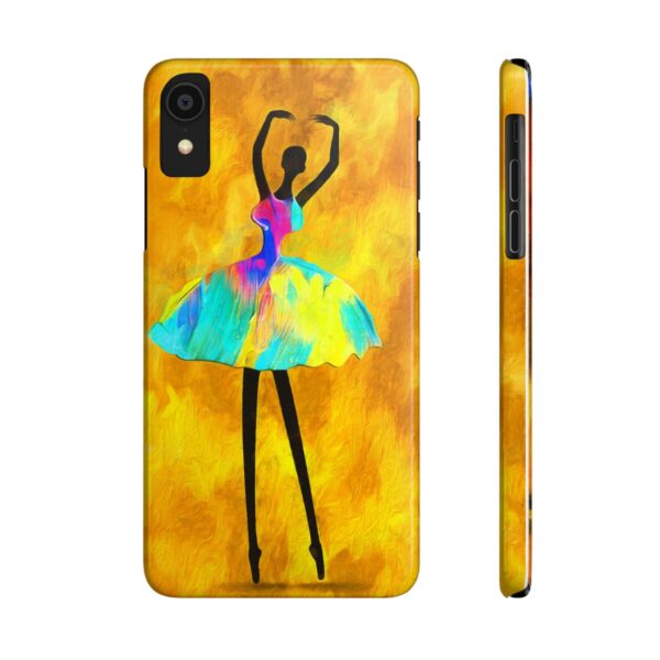 Rainbow Designs African Girl Ballerina On Slim Phone Cases Case-Mate Custom Phone Cases For iPhone and Samsung Series - Image 9