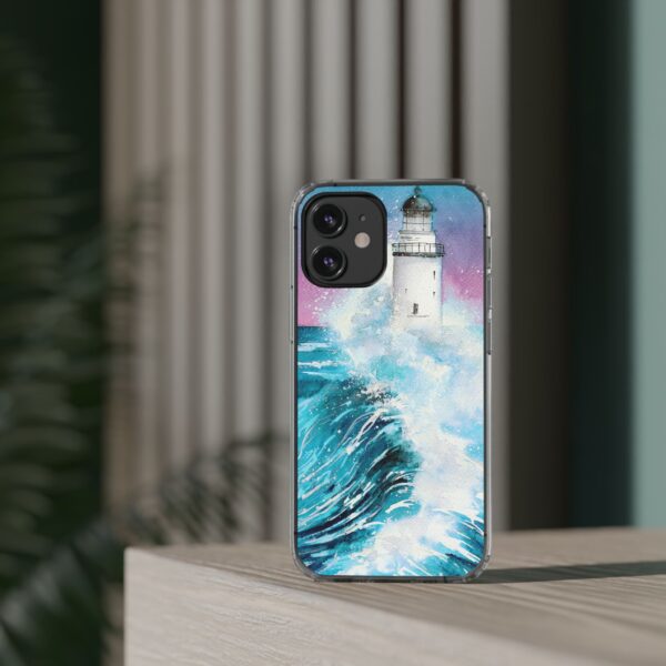 Crashing Waves Clear Case 🌊 for the enchanting iPhone 14! 📱✨ - Image 27