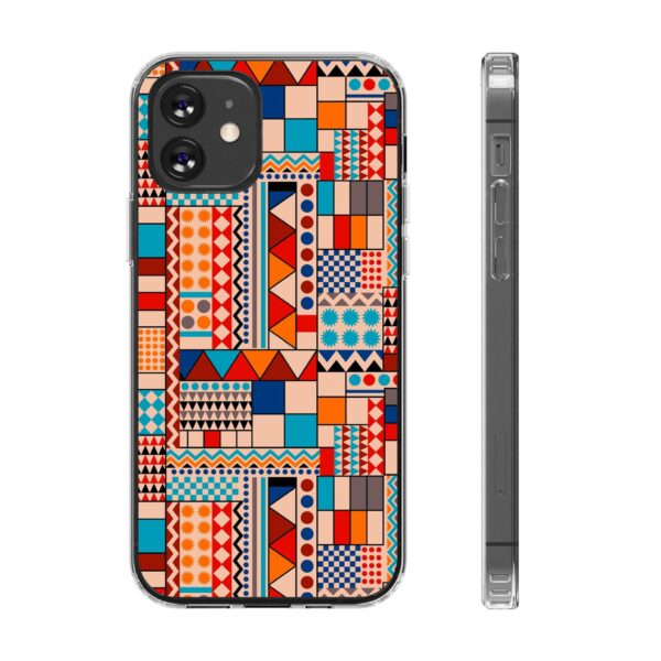 Patchwork Pattern Clear Cases For iPhone and Samsung - Image 22