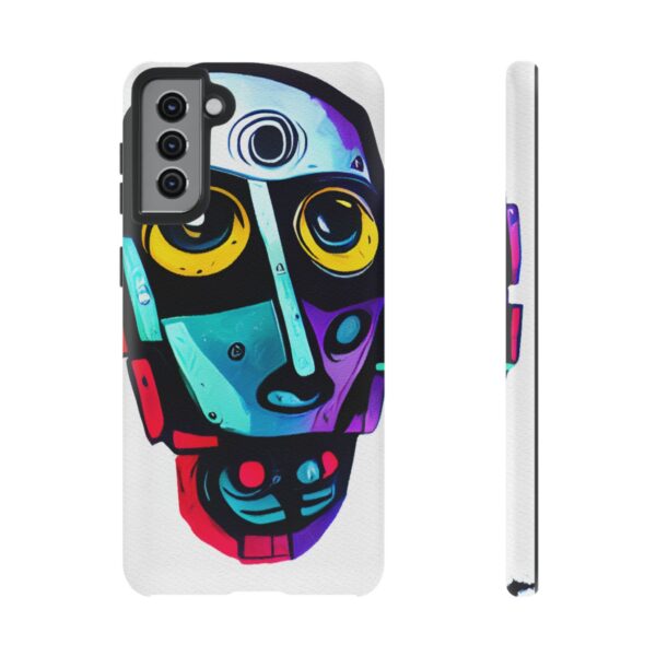 Rainbow Designs Robot On Tough Cases Custom Phone Cases For iPhone Google Pixel and Samsung Series - Image 61