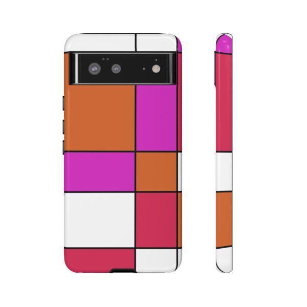 Rainbow Designs Mondrian Art On Tough Cases Custom Phone Cases For iPhone Google Pixel and Samsung Series - Image 71