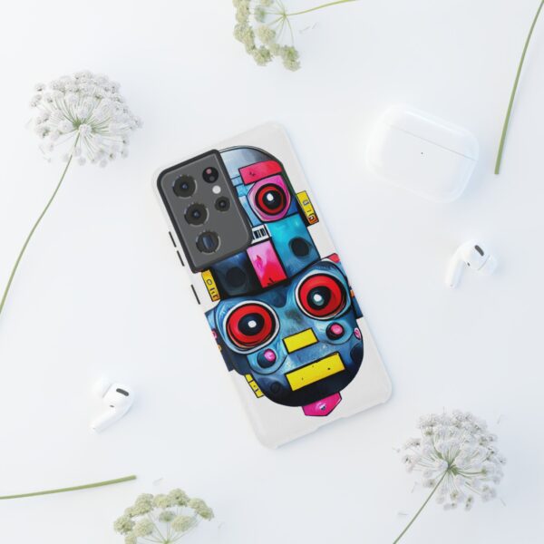 Rainbow Designs Robot On Tough Cases Custom Phone Cases For iPhone Google Pixel and Samsung Series - Image 64