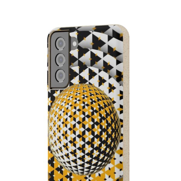 Yellow Gold Sphere Biodegradable Cases For iPhone and Samsung - Image 119