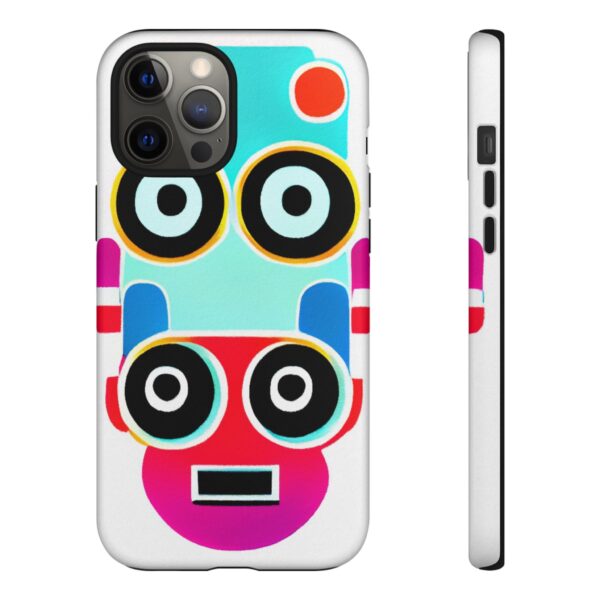 Rainbow Designs Robot On Tough Cases Custom Phone Cases For iPhone Google Pixel and Samsung Series - Image 38