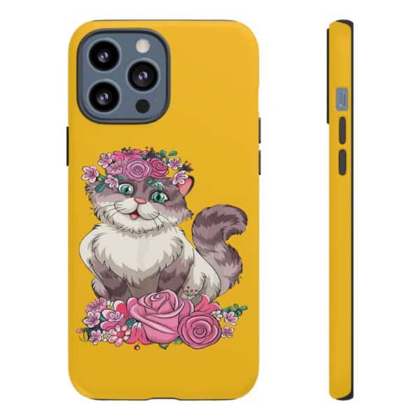 Rainbow Designs Cute Cat On Tough Cases Custom Phone Cases For iPhone Google Pixel and Samsung Series - Image 53