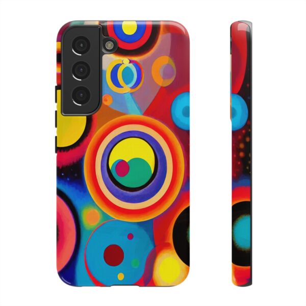 Rainbow Designs Circles in Circles On Tough Cases Custom Phone Cases For iPhone Google Pixel and Samsung Series - Image 83