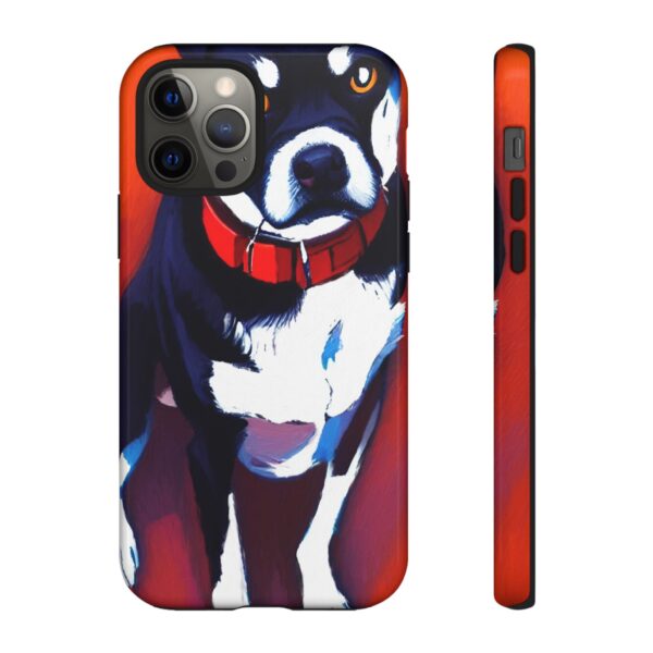 Rainbow Designs Dog Portrait On Tough Cases Custom Phone Cases For iPhone Google Pixel and Samsung Series. - Image 35