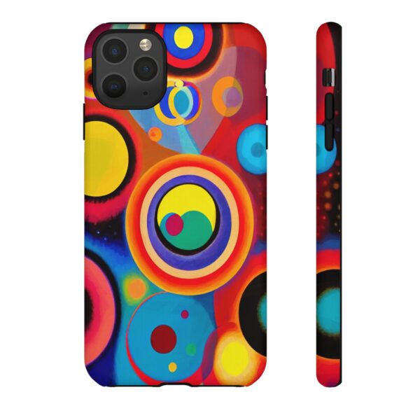 Rainbow Designs Circles in Circles On Tough Cases Custom Phone Cases For iPhone Google Pixel and Samsung Series - Image 24