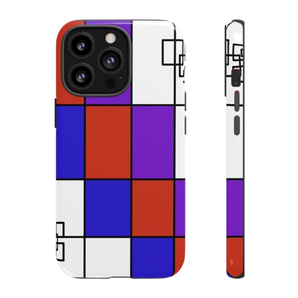 Rainbow Designs Mondrian Art On Tough Cases Custom Phone Cases For iPhone Google Pixel and Samsung Series - Image 47