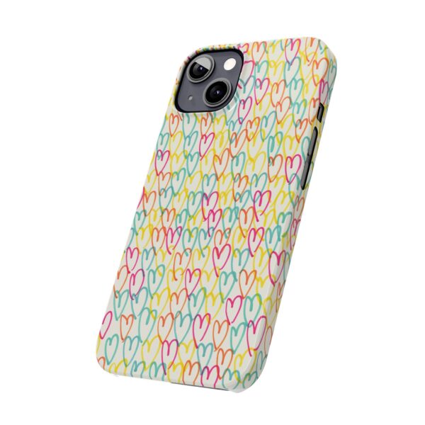 Rainbow Designs Colorful Hearts On Slim Phone Cases Case-Mate Custom Phone Cases For iPhone and Samsung Series - Image 24