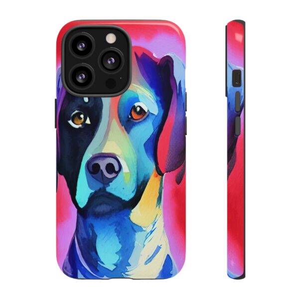 Rainbow Designs Dog Portrait On Tough Cases Custom Phone Cases For iPhone Google Pixel and Samsung Series - Image 47