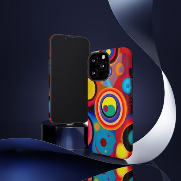 Rainbow Designs Circles in Circles On Tough Cases Custom Phone Cases For iPhone Google Pixel and Samsung Series - Image 50